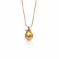 11mm -12mm Golden Southsea Pearl Pendant - 18KT Yellow Gold