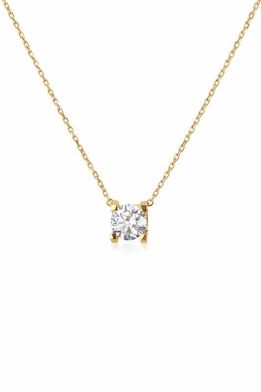 1.5ct Lab-Grown Diamond Pendent - 18KT Yellow Gold