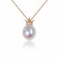 10mm Baroque White South Pearl Pendant - 18kt Yellow Gold